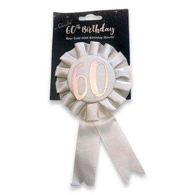 Rosette - Rose Gold 60Th Birthday