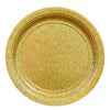 Round Prismatic Plates, 9" - Gold