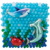 Sea Latex & Foil Balloon Back Drop Kit, Air-Filled