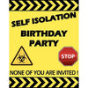 Self Isolation Party Poster