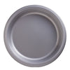 Silver Big Party Pack Plastic Plates, 7"