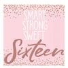 Sixteen Blush Beverage Napkins