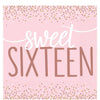 Sixteen Blush Luncheon Napkins