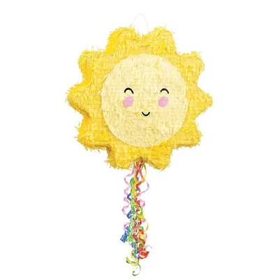 Smiling Sun Shaped Drum Pinata