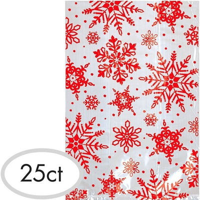 Snowflake Cellophane Bags