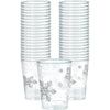 Snowflake Tumblers Plastic, 10 Oz.