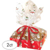 Snowman Large Treat Tray W/ Cellophane Bag