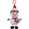 Snowman Plush Keychain