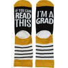 Socks " I'M A Grad"