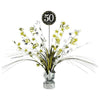 Sparkling Celebration 50Th Birthday Spray Centerpiece