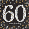 Sparkling Celebration 60Th Birthday Luncheon Napkins