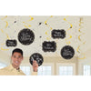 Sparkling Celebration Add-Any-Age Swirl Decorations