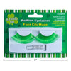 St. Patrick's Green Eyelashes W/Glue