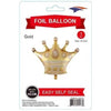 Super Shape Foil Balloon Gold Crown