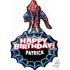 Super Shape Foil Balloon Personalized Spider-Man