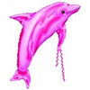 Super Shape Foil Balloon Pink Dolphin