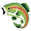 Super Shape Foil Balloon Rainbow Trout