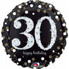 Super Shape Foil Balloon Sparkling Birthday 30