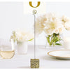 Table Card Holder - Gold Glitter