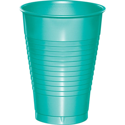 Teal Lagoon Plastic Cups