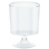 Tiny Pedestal Cup - Clear, Hi-Count.