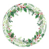 Traditional Holly Plates, 6 3/4"