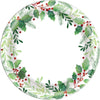 Traditional Holly Plates, 8 1/2"