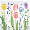 Tulip Garden Square Plates, 10"