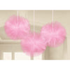 Tulle Fluffy Decorations - Pink