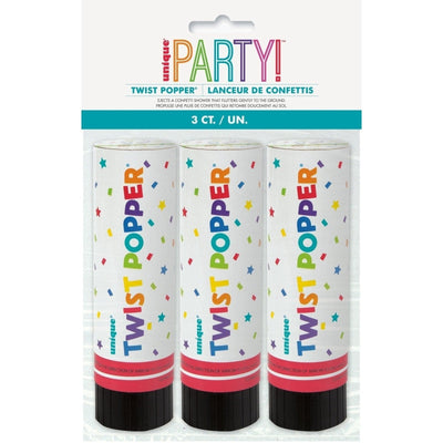 Twist Poppers 4", 3 Count
