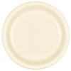 Vanilla Creme Plastic Plates, 9"