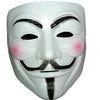 Vendetta White W/Pink Cheeks Mask