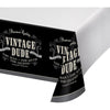 Vintage Dude Plastic Tablecloth