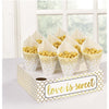 Wedding Snack Cones W/ Tray