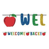 Welcome Back Ribbon Banner W/ Glitter Paper Letters