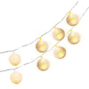 White Cotton Balls Battery Operated Led String Lights