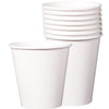 White Economy Solid Paper Cups, 9Oz.