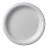 White Plastic Plates, 9"