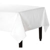 White Premium Quality ReCountangular Table Cover 54" X 102"