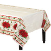 Winter Botanical Plastic Table Cover