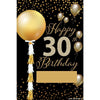Yard Sign - Fill-In-The-Blank Sparkling Birthday 30