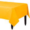 Yellow Sunshine ReCountangular Plastic Table Cover, 54" X 108"